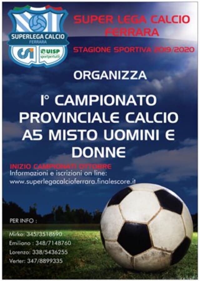 Calcio a 5 Misto Superlega Calcio Ferrara